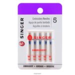agujas de bordar, tamaño 90/14 JHB4B118 SINGER accesorios