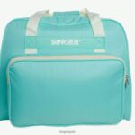bolso tote de lona universal - verde azulado JHB4B98 SINGER accesorios