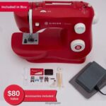 maquina de coser roja simple 3337 JHB4B75 SINGER máquinas - Image 2