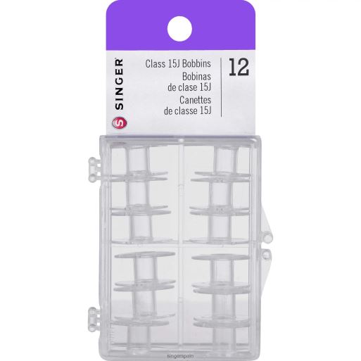 bobinas clase 15j transparentes - paquete de 12 JHB4B121 SINGER accesorios