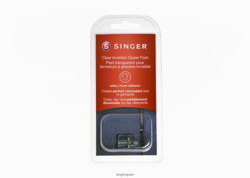 Pie de cremallera invisible para máquinas de coser y bordar serie se91 JHB4B105 SINGER accesorios