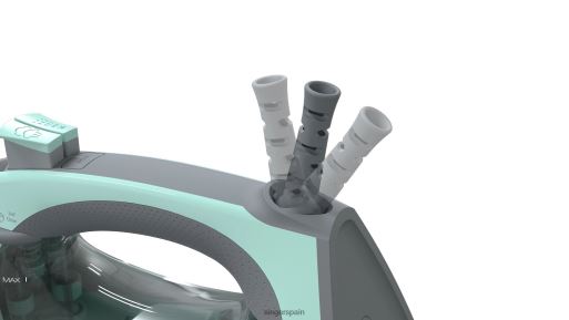plancha de vapor steamcraft plus menta/gris JHB4B100 SINGER accesorios