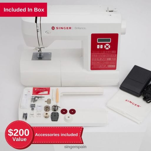 maquina de coser brilliance plus 62c JHB4B45 SINGER máquinas