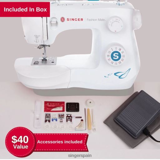 maquina de coser fashion mate 3342 JHB4B65 SINGER máquinas