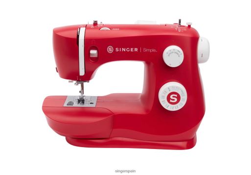 maquina de coser roja simple 3337 JHB4B75 SINGER máquinas