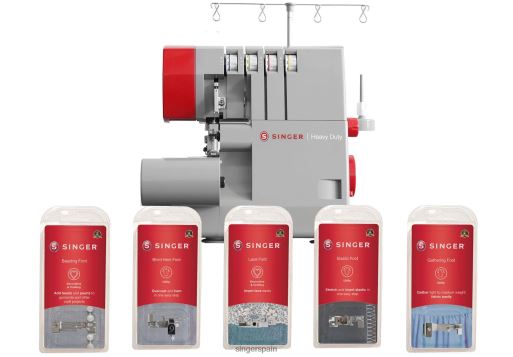 hd0450s paquete de prensatelas y serger de alta resistencia JHB4B19 SINGER máquinas